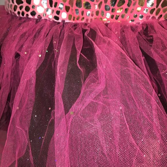 Weissman Girls’ Dance Ballerina Costume Black White Pink Size MC 10/12 - Picture 4 of 8